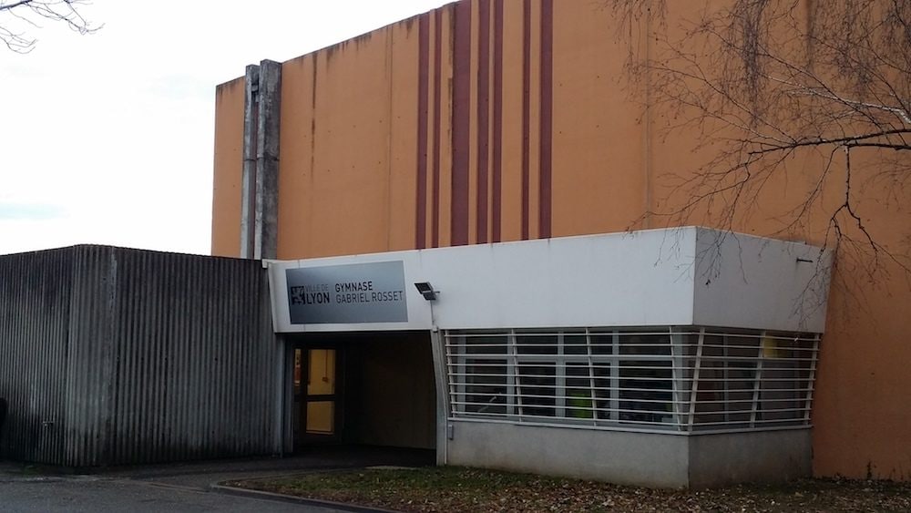 Le gymnase de la Ville de Lyon, Gabriel Rosset, à Gerland. ©DR