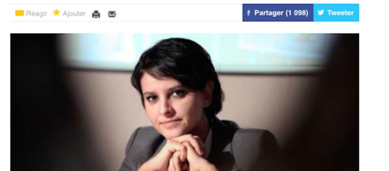 Najat Vallaud-Belkacem ne sera pas candidate à la tête du PS