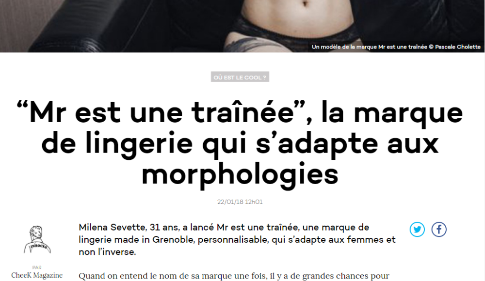 De la lingerie adaptée aux femmes « et pas l’inverse », made in Grenoble