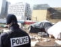Expulsion du Bidonville de la Part-Dieu le 9 février ©LB/Rue89Lyon