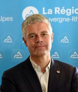 La photo de Laurent Wauquiez qui doit introduire les programmes culturels des salles subventionnées. DR