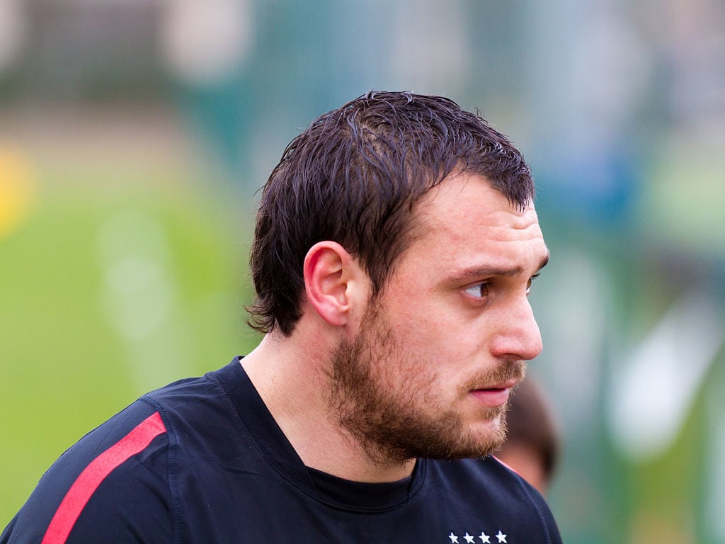 Lionel Beauxis à l'entraînement avec le Stade Toulousain en 2012/ Photo CC par Pierre Selim via Wikicommons