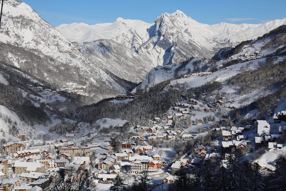 La station de Valloire, en Savoie. ©DR