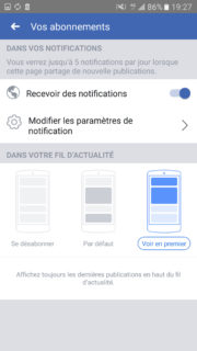 Procédure de gestion des abonnements sur la page Facebook de Rue89Lyon. Capture