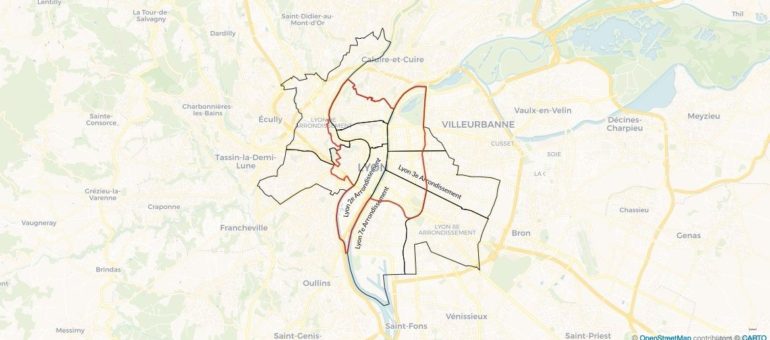 [Carte] Encadrement des locations Airbnb : plus d’un tiers de Lyon concerné