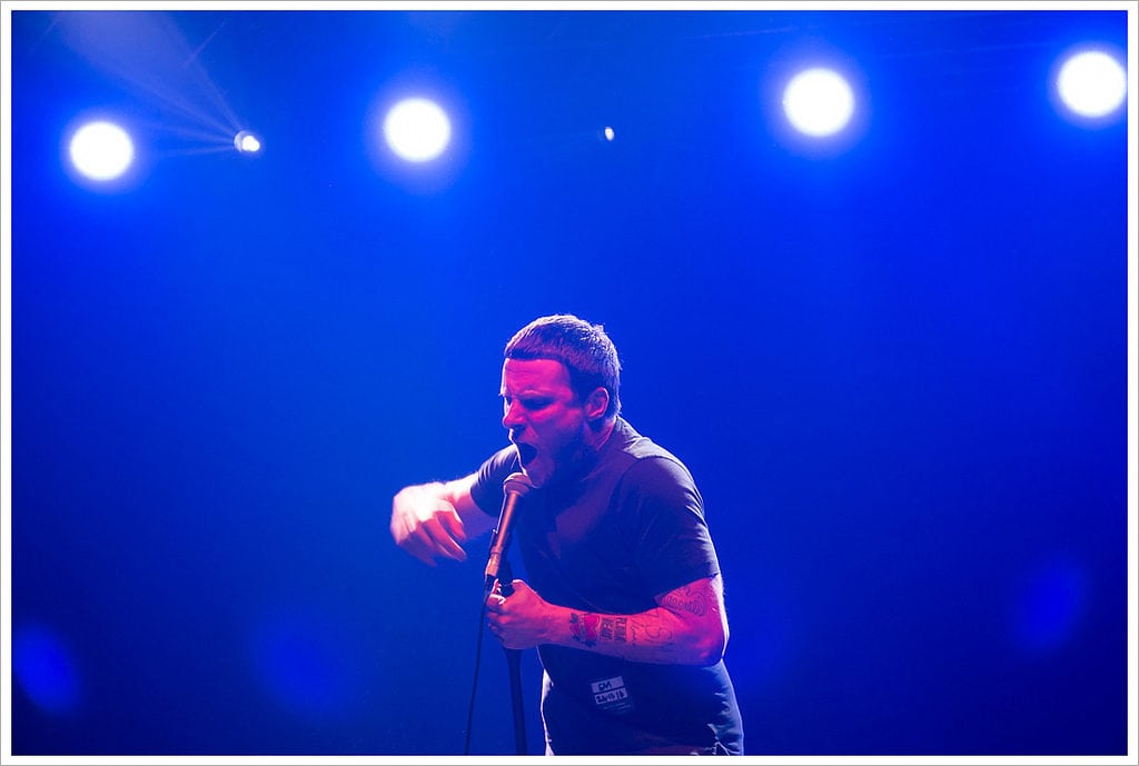 Sleaford Mods à Berlin en 2016. Photo CC by Montecruz Foto via Flickr