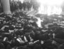 Le die-in des avocats lyonnais à la Cour d'appel le 21 mars, journée "Justice morte". Compte Twitter Représentants Jeune Barreau de Lyon
