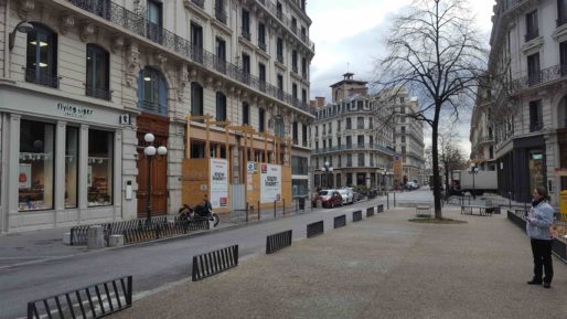 Lancement le 30 mars de l'opération "République Grolée Carnot". Photo BE/Rue89Lyon