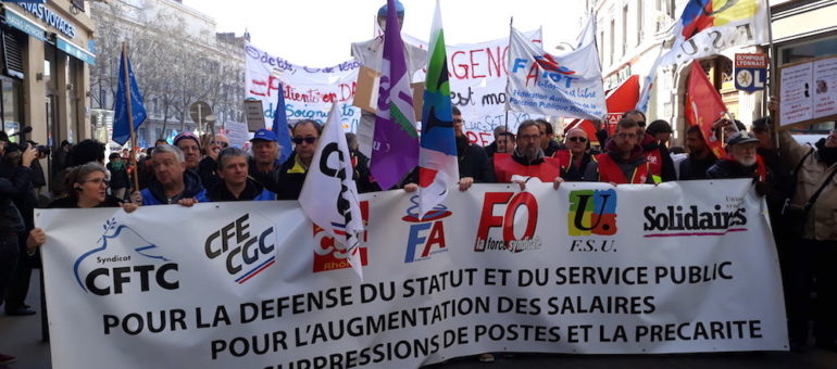 A Lyon, la fonction publique en marche ce 22 mars
