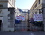 L'entrée rue Chevreul de l'université Lyon 2 bloqué. ©LB/Rue89Lyon