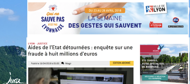 Enquête à Lyon sur une fraude des aides à l’emploi de 8 millions d’euros