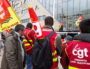 Des cheminots grévistes SNCF à Lyon, le 2 avril, 1er jour de grève perlée contre la réforme de la SNCF. ©LB/Rue89Lyon
