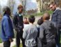 Les jeunes de l'AS Duchère en pleine interview. Photo DR