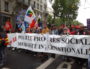 La banderole de tête du défilé du 1er mai à Lyon. ©LB/Rue89Lyon