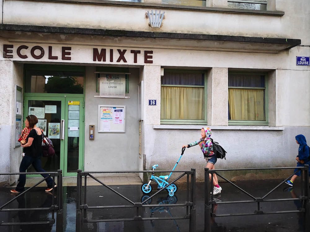 A l'école Louise, les enfants de maternelle seront en moyenne 30,40 par classe. ©A.F/rue89lyon