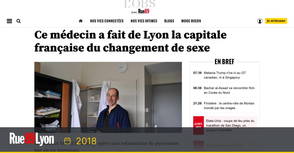 Dr Journel, ce médecin qui a fait de Lyon la capitale du changement de sexe