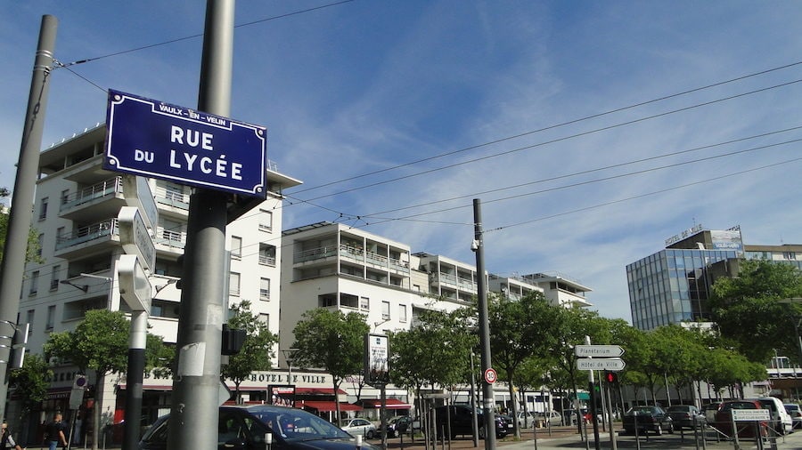 Le lycée Robert Doisneau à Vaulx-en-Velin, ©Prescillia Boisseau/LBB