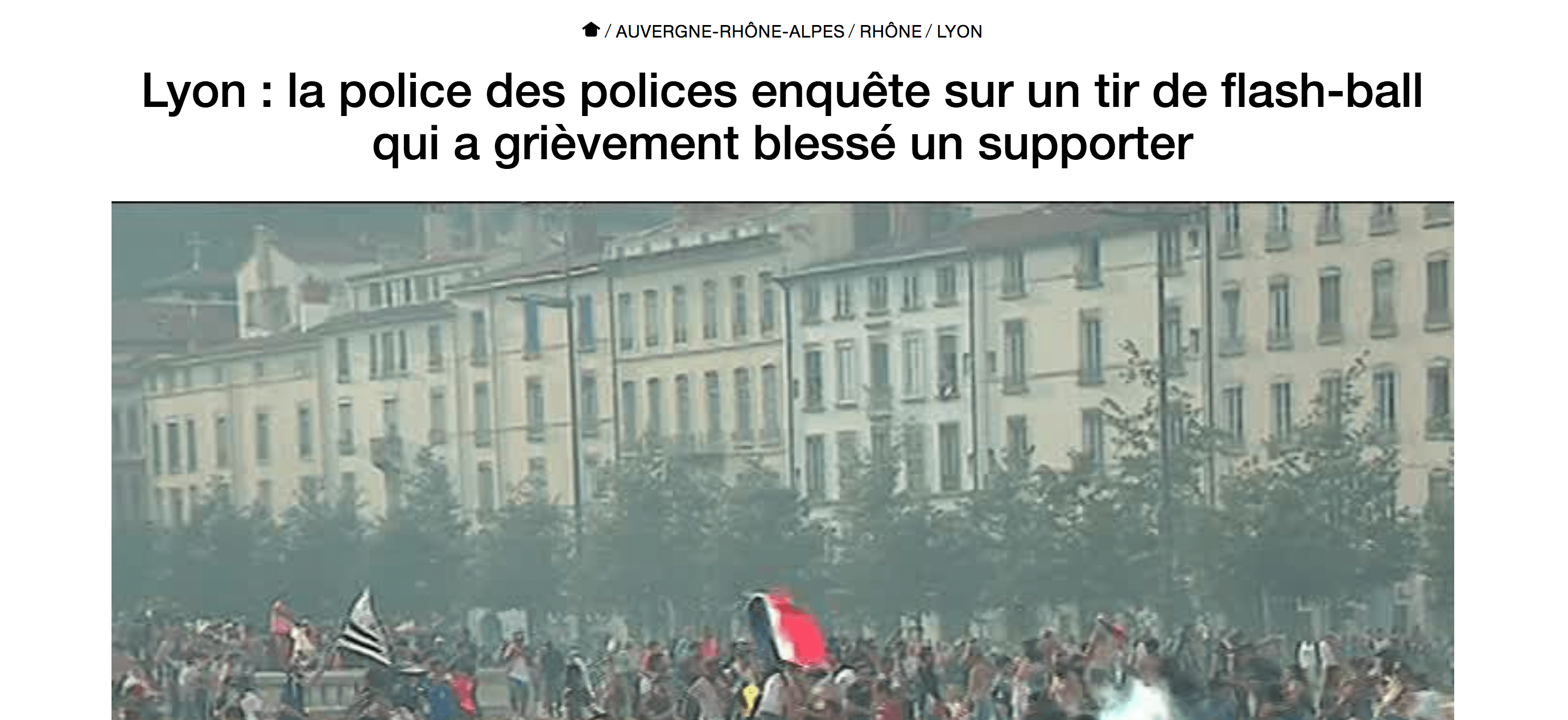 Lyon-finale de coupe du monde-supporter