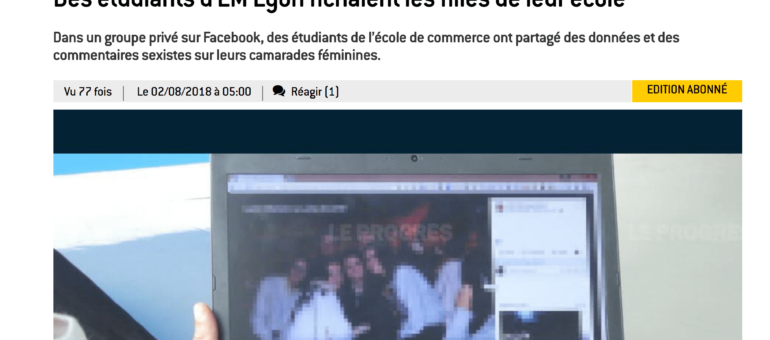 Des étudiantes de l’EM Lyon classées de façon graveleuse, dans un groupe privé Facebook