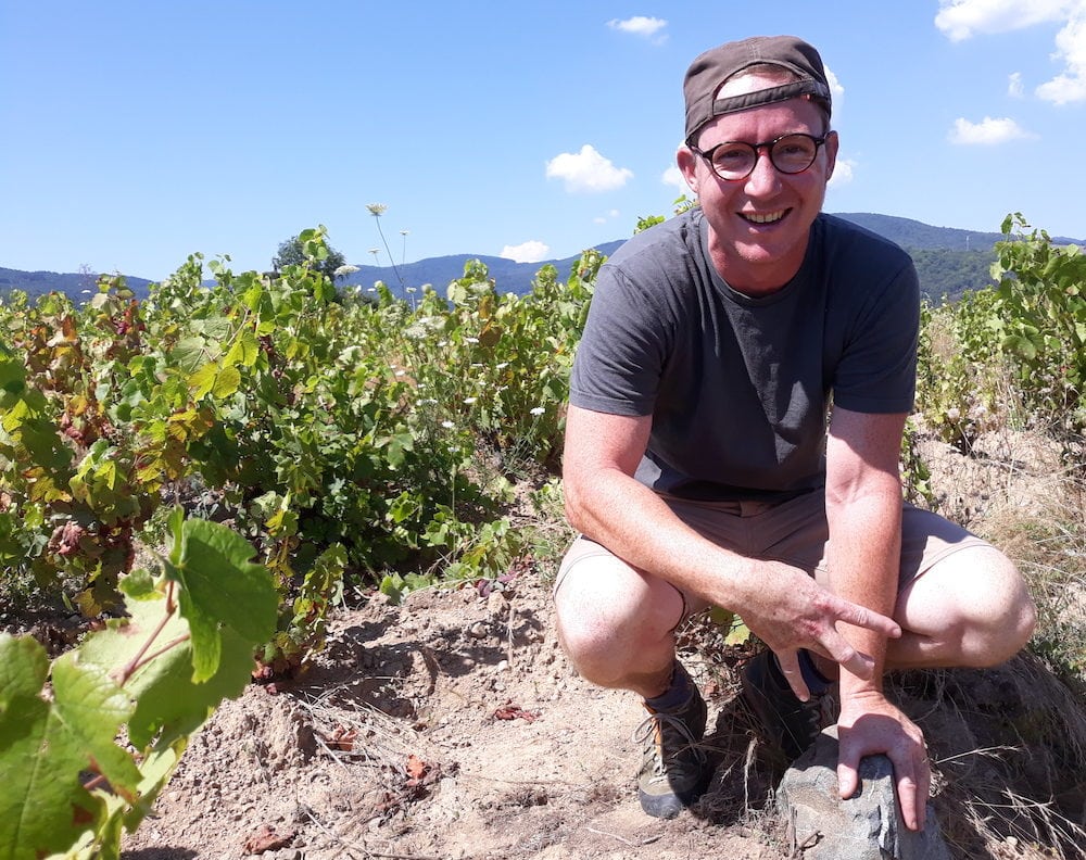 Sébastien Congretel, vigneron à Lantignié ©LB/Rue89Lyon