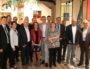 Marc Grivel, Christophe Geourjon et une partie des 65 élus de l'association "Construisons la Métropole pour demain" réunis ce mardi 25 septembre. ©AG/Rue89Lyon