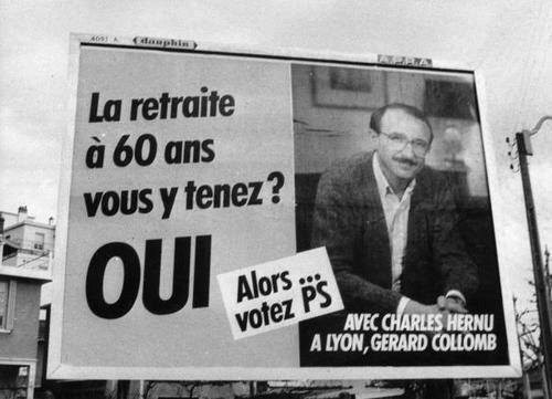 Photo d'archives, Gérard Collomb est en campagne à Lyon (depuis 42 ans donc).