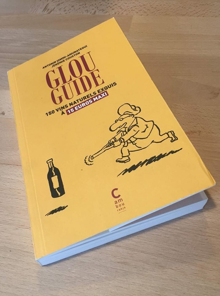 Le Glou Guide, dédicacé à Lyon par Antonin Iommi-Amunategui, le 5 oct. 2018 (à Bellecave).
