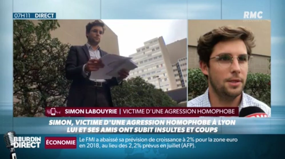 Capture d’écran de BFMTV, le 9 octobre.