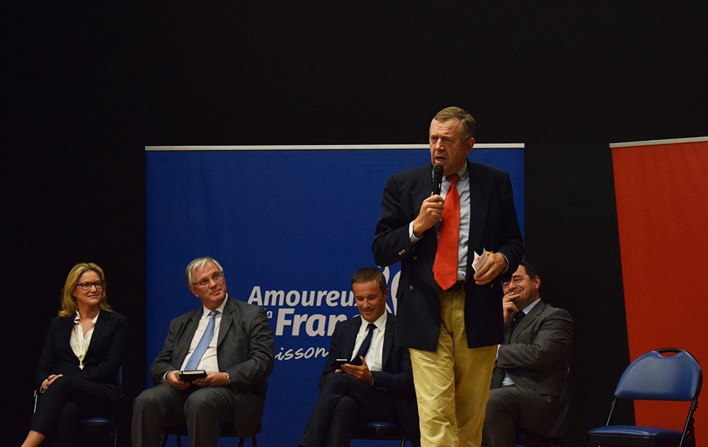 Patrick Louis, directeur du conseil scientifique de l'Issep, la récente école de Marion Maréchal-Le Pen. © Aurélien Defer