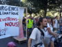 La tête de la Marche pour le climat à Lyon le 8 septembre. ©LB/Rue89Lyon