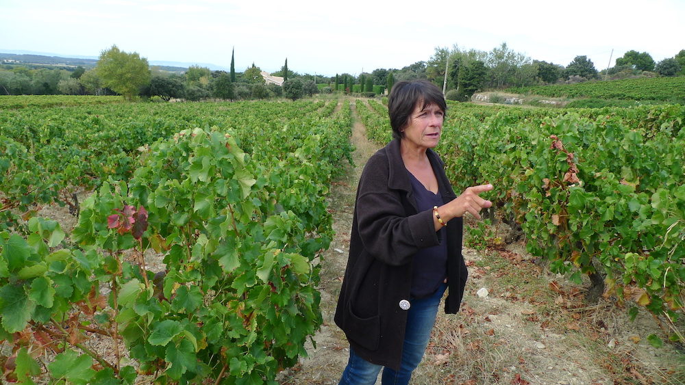 Michèle Aubery-Laurent a repris le domaine Gramenon en 1999. FD/Rue89Lyon