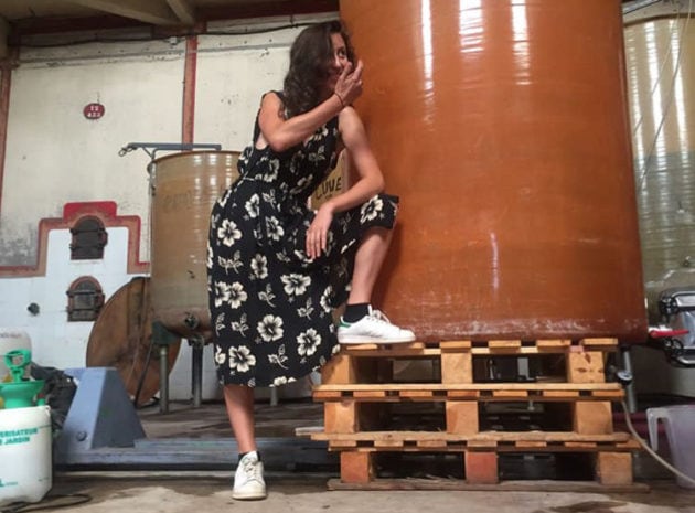 Lolita Sène, blogueuse devenue vigneronne. Elle sera présente au salon "Sous les pavés la vigne" édition 5, à Lyon. DR