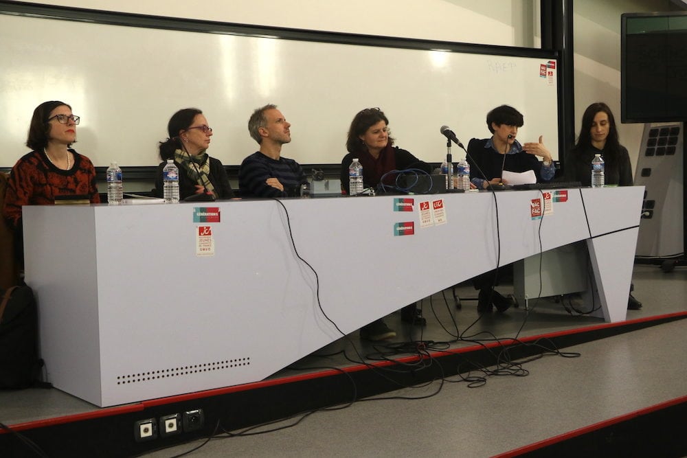 Conférence "Quels discours après les attentas?" 22 janvier 2019.©MG/Rue89Lyon