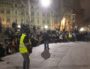 La deuxième AG des "gilets jaunes" de Lyon à 22h, place Guichard, le 7 janvier. ©LB/Rue89Lyon