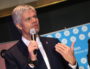 Laurent Wauquiez, président de la région Auvergne- Rhône-Alpes lors de ses voeux 2019. Le 28 janvier 2019 au musée des Tissus et des Arts Décoratifs. ©MG/Rue89Lyon