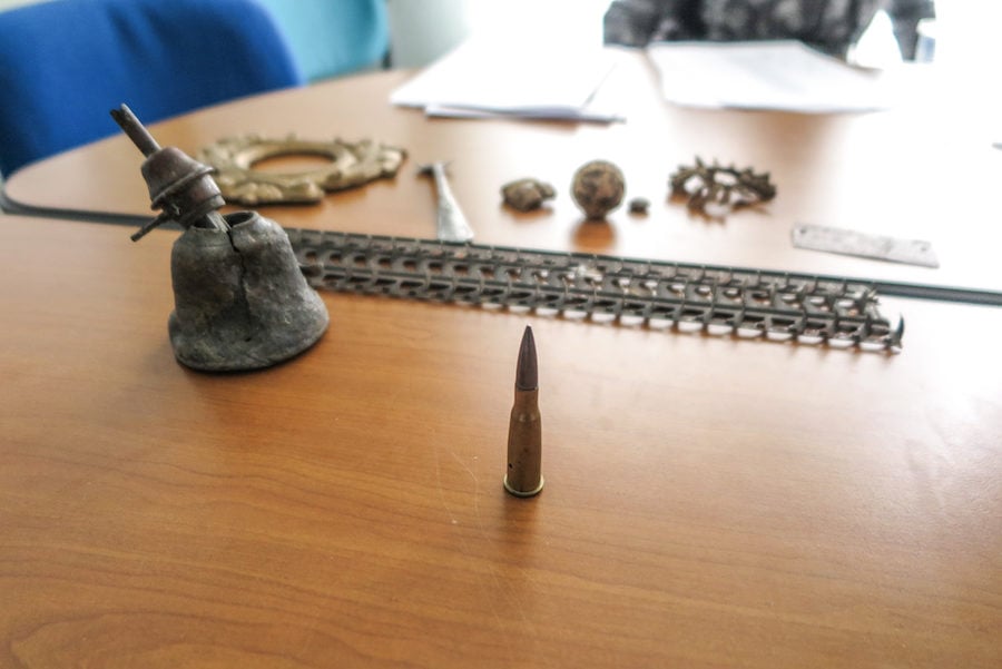 Des munitions noyautent le fort du CEA de Grenoble. ©Rue89Lyon