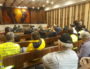 Audience de référé-liberté concernant la requête demandant l'interdiction des LBD lors des manifestations. Une trentaine de "gilets jaunes" étaient présents. ©LB/Rue89Lyon