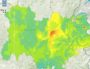 Prévision de pollution pour la journée du 5 février. Capture d'écran Atmo Auvergne-Rhône-Alpes
