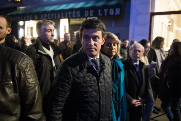 Manuel Valls au rassemblement contre l'antisémitisme - 19 février 2019 à Lyon ©Houcine Haddouche