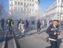 Charge de la police place de la République le 23 mars. ©LB/Rue89Lyon