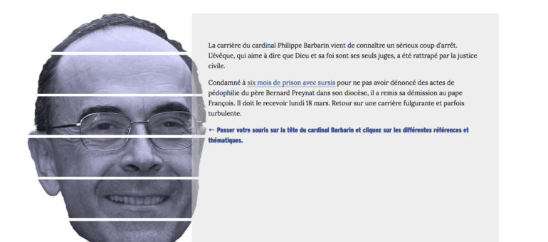 [Appli] Dans la tête du cardinal Barbarin, démissionnaire contre le souhait du pape