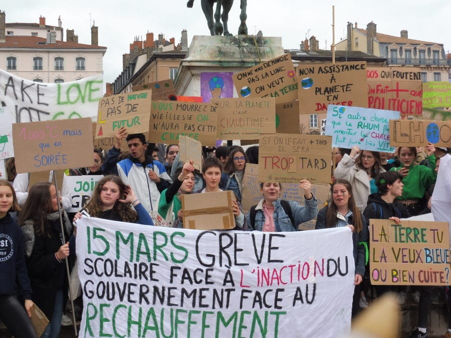 jeunes marche grève climat lyon