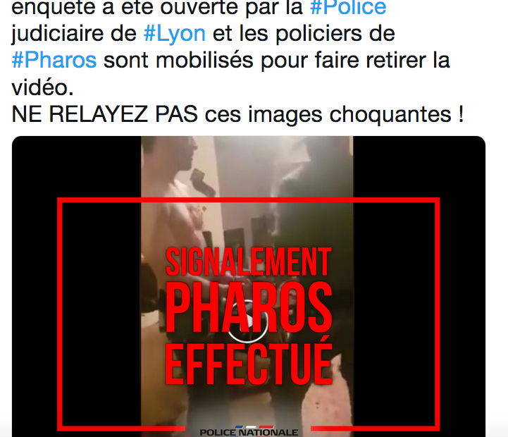 Une vidéo de torture à Lyon circule sur Facebook, la police appelle à arrêter son relais