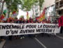 Banderole de l'intersyndicale du 1er mai 2019 à Lyon. ©LB/Rue89Lyon