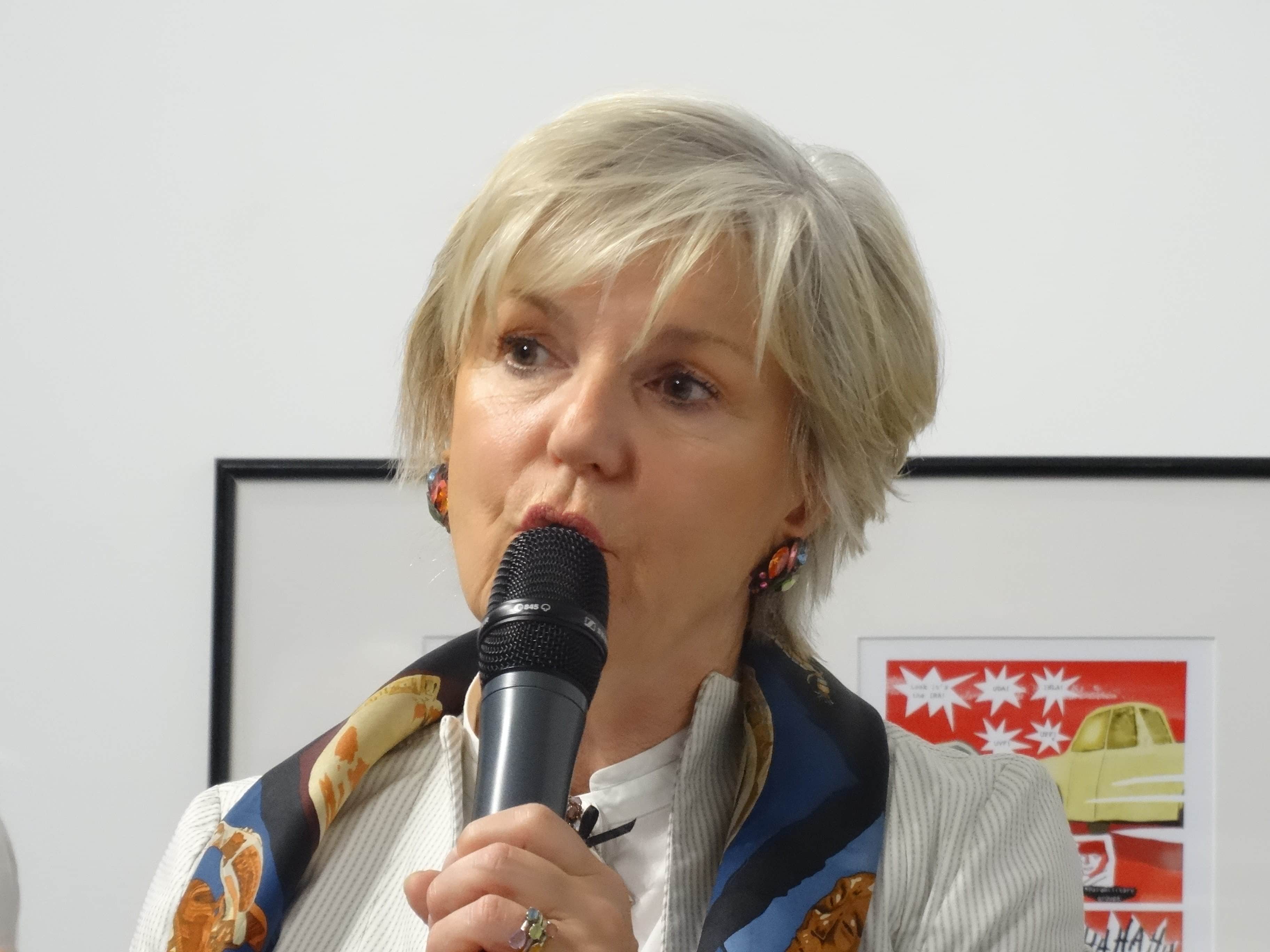 Véronique Trillet-Lenoir, candidate de la liste Renaissance aux élections européennes 2019 / crédits : Oriane Mollaret