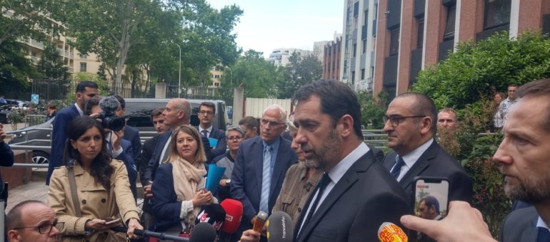Colis piégé : Christophe Castaner revient à Lyon pour ne rien dire