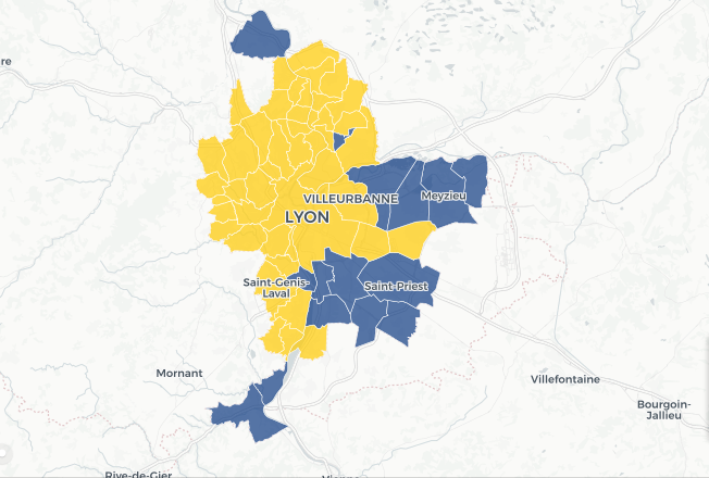 [Carte et résultats] Comment la Métropole de Lyon a voté à l’élection européenne