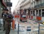 Photo prise quelque heures après l'explosion rue Victor Hugo, Lyon 2è, le 24 mai 2019. ©Rue89Lyon