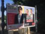 Panneau d'affichage de deux candidats à l'élection européenne - mai 2019. ©DD/Rue89Lyon