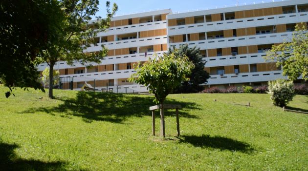 Des immeubles du quartier du Vergoin en mai 2019, à Lyon 9e.